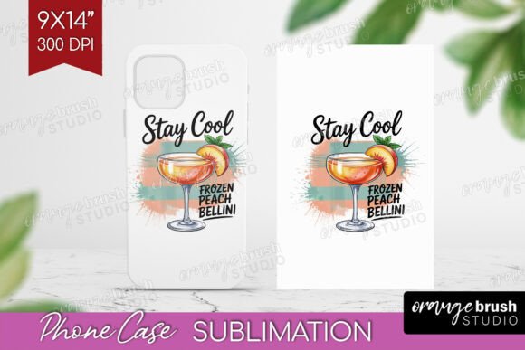 Download Frozen Peach Bellini Summer Cocktail PNG - Premium Bundle