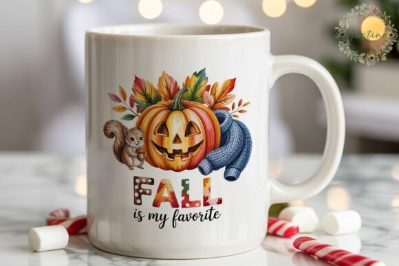 Download Autumn Pumpkin Squirrel Sweater PNG - Premium Resources