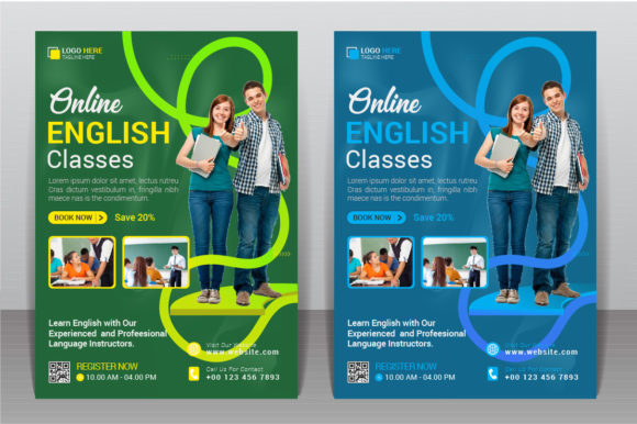 Download Learn English Language Flyer Design - English Collection