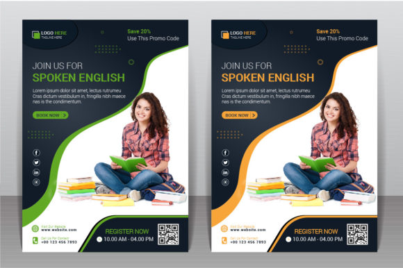 Download Learn English Language Flyer Design - English Collection