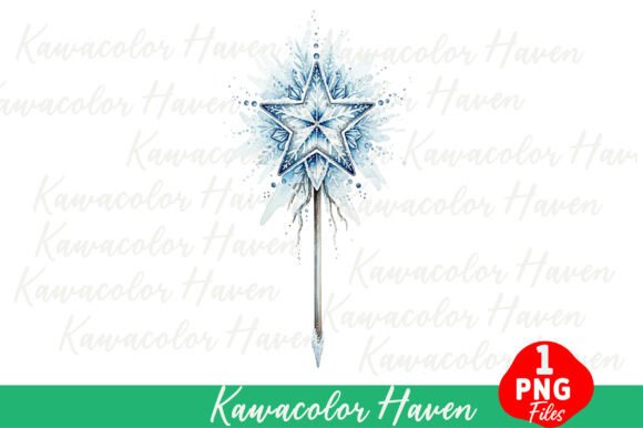 Download Frozen Magic Wand Winter Star - Premium Resources