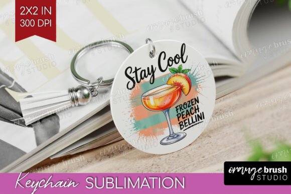 Download Frozen Peach Bellini Summer Cocktail PNG - Premium Bundle