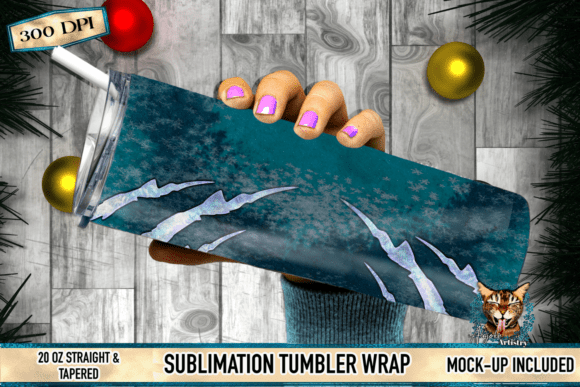 Download Frozen Ice Sublimation Tumbler Wrap - Premium Resources