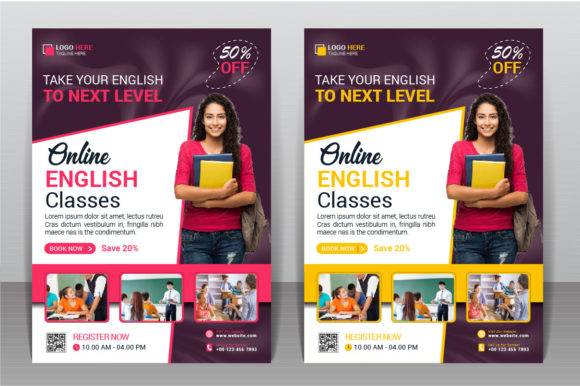 Download Learn English Language Flyer Design - English Collection