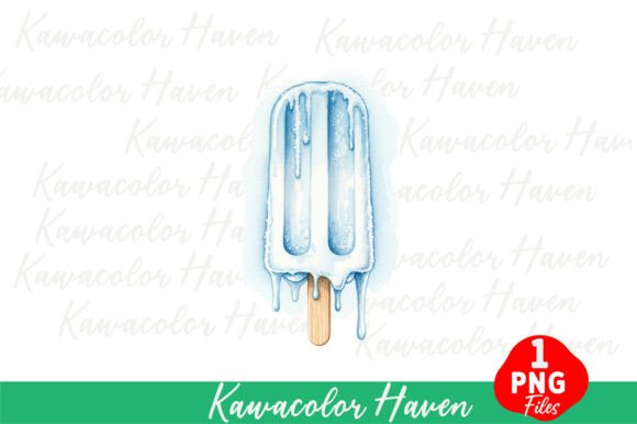 Download Frozen Popsicle Watercolor Summer - Premium Resources